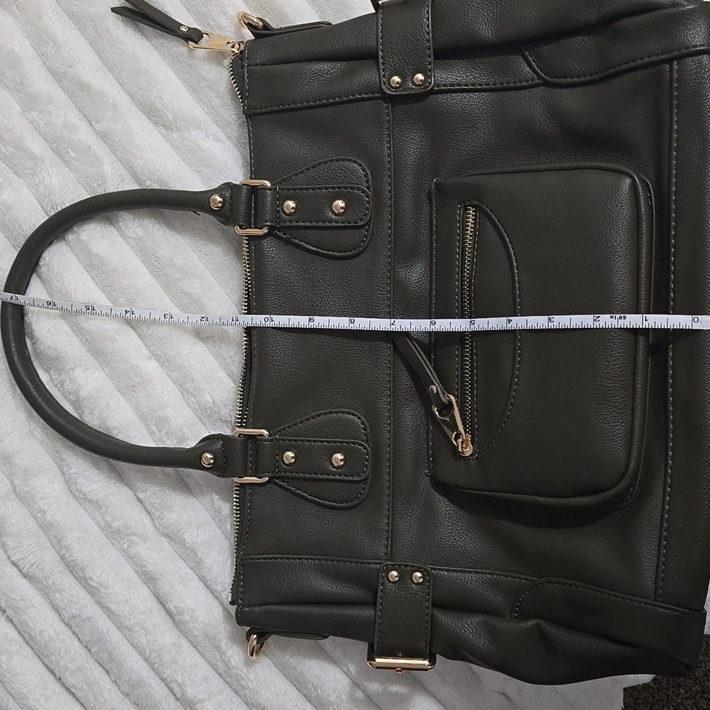 Elegant Dark Green Handbag - Picture 10 of 10